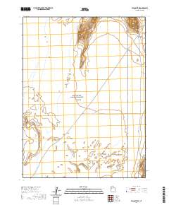 Aragonite SW 2020 topographic map thumbnail