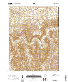 Asphalt Wash 2020 topographic map thumbnail