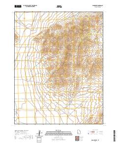 Badger Peak 2020 topographic map thumbnail