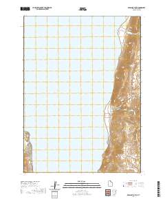 Bear Lake South 2020 topographic map thumbnail