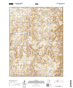 Big Pack Mountain NE 2020 topographic map thumbnail