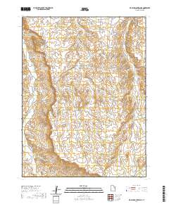 Big Pack Mountain SE 2020 topographic map thumbnail
