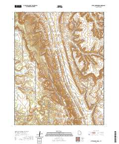 Bitter Creek Divide 2020 topographic map thumbnail