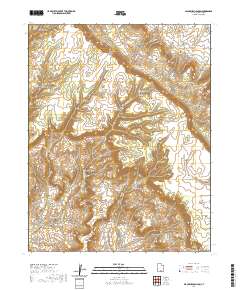 Blackburn Canyon 2020 topographic map thumbnail