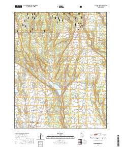 Blanding North 2020 topographic map thumbnail