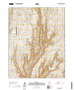 Blanding South 2020 topographic map thumbnail