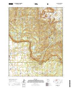 Blind Lake 2020 topographic map thumbnail