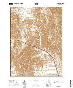 Blind Springs 2020 topographic map thumbnail