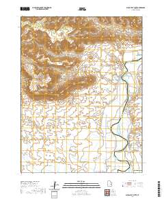 Blue Castle Butte 2020 topographic map thumbnail