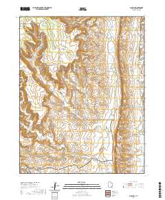 Bluff NW 2020 topographic map thumbnail