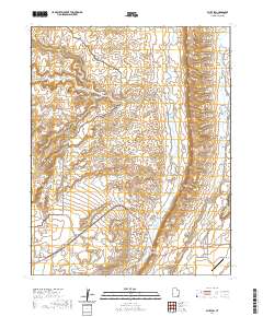 Bluff SW 2020 topographic map thumbnail