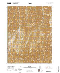 Bogart Canyon 2020 topographic map thumbnail