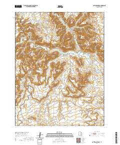 Bottleneck Peak 2020 topographic map thumbnail