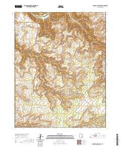 Bowdie Canyon East 2020 topographic map thumbnail