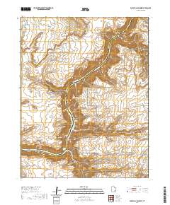 Bowdie Canyon West 2020 topographic map thumbnail