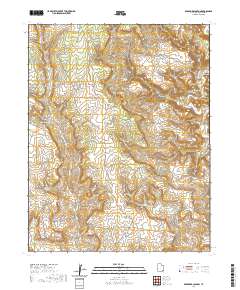 Bradford Canyon 2020 topographic map thumbnail
