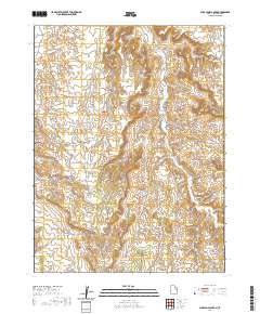 Buck Camp Canyon 2020 topographic map thumbnail