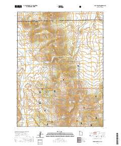 Buck Hollow 2020 topographic map thumbnail