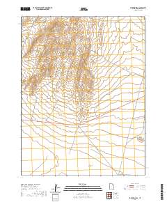 Buckskin Hills 2020 topographic map thumbnail