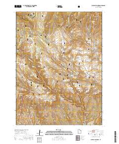 Burnt Cabin Gorge 2020 topographic map thumbnail