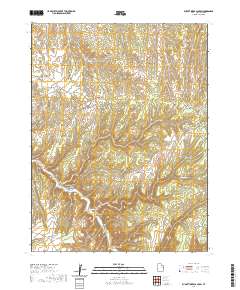 Burnt Timber Canyon 2020 topographic map thumbnail