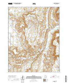 Caineville 2020 topographic map thumbnail