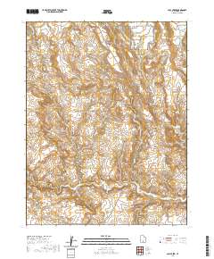 Calf Creek 2020 topographic map thumbnail