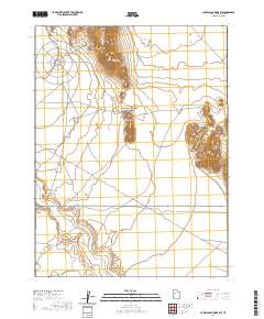Camels Back Ridge SW 2020 topographic map thumbnail