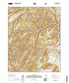 Canaan Creek 2020 topographic map thumbnail