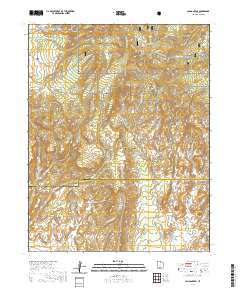 Canaan Peak 2020 topographic map thumbnail