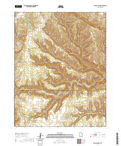 Carcass Canyon 2020 topographic map thumbnail