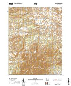 Cass Creek Peak 2020 topographic map thumbnail