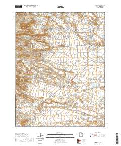 Castle Dale 2020 topographic map thumbnail