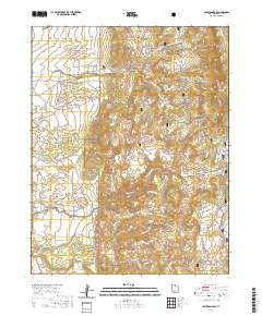 Casto Canyon 2020 topographic map thumbnail