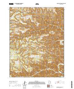 Cedar Ridge Canyon 2020 topographic map thumbnail