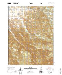 Center Creek 2020 topographic map thumbnail