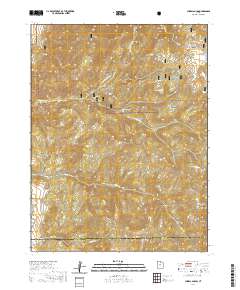 Chriss Canyon 2020 topographic map thumbnail