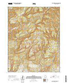 Clear Creek Mountain 2020 topographic map thumbnail
