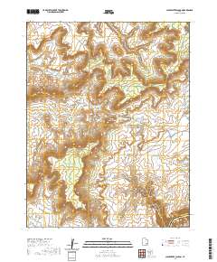 Clearwater Canyon 2020 topographic map thumbnail