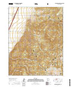 Cottonwood Mountain 2020 topographic map thumbnail