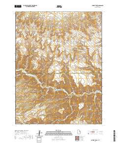 Cowboy Bench 2020 topographic map thumbnail