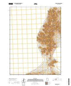 Crater Island 2020 topographic map thumbnail