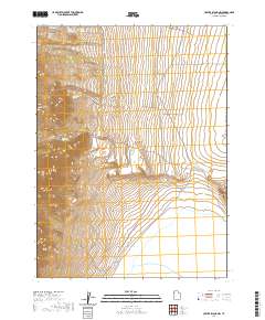 Crater Island NW 2020 topographic map thumbnail
