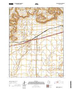 Crescent Junction 2020 topographic map thumbnail