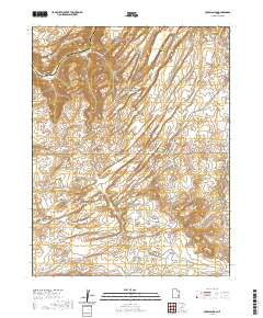 Cross Canyon 2020 topographic map thumbnail