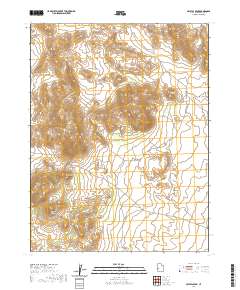 Crystal Peak 2020 topographic map thumbnail
