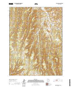 Davis Canyon 2020 topographic map thumbnail