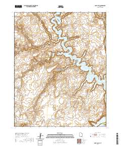 Davis Gulch 2020 topographic map thumbnail