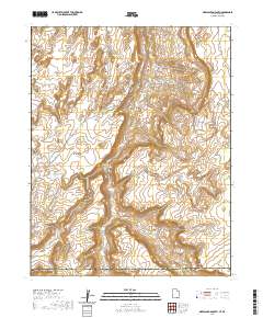 Deep Canyon South 2020 topographic map thumbnail