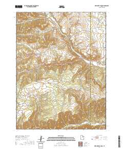 Deep Creek Canyon 2020 topographic map thumbnail